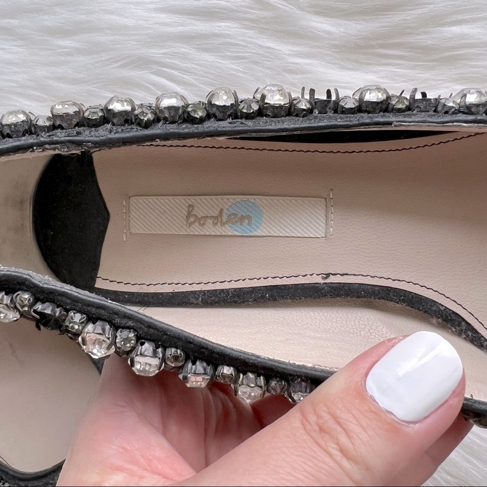 Boden Jeweled Embellished Pumps in Black - Picture 8 of 8